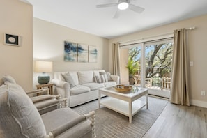 Living Room with Direct Access to Private Balcony