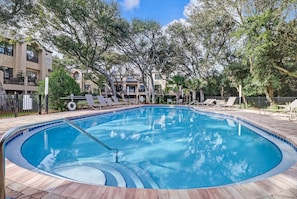 This Unit is located Steps from Your Complex Pool (not heated)