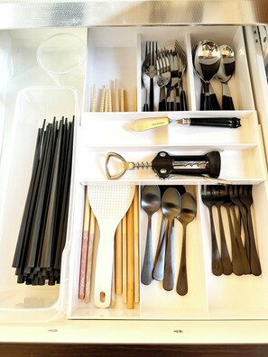 Cutlery provided
