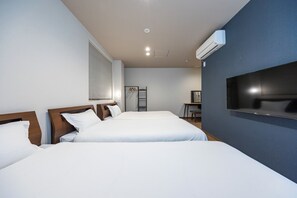 3 single bedrooms