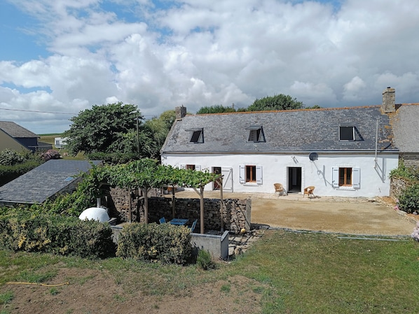 The property and the terrace