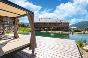 Aussicht vom Ferienhaus [Sommer]