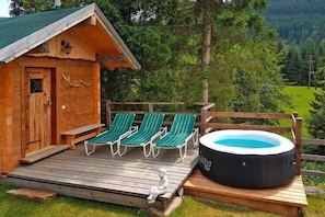 Schwimmbad des Ferienhauses