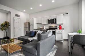 Living room and Kitchen