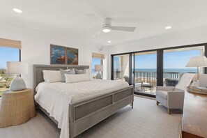 Serene Master Suite with Oceanfront Views and Private Balcony Access (King Bed)