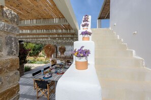 Stairs to terrace