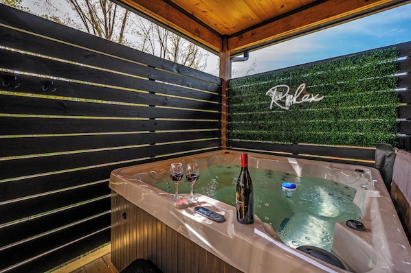 Bain à remous intérieur