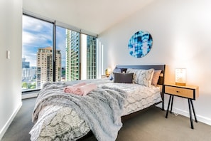 Master bedroom luxurious and inviting