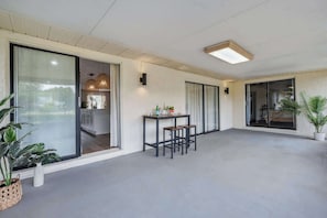 More than just a patio – it's an extension of your living space. Relax and enjoy the fresh air in comfort.