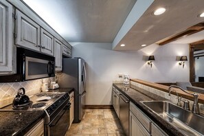Each condo features fireplace, dining area, sofa bed balcony and fully equipped kitchens