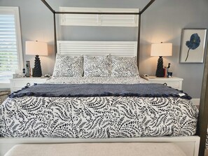 Primary bedroom king bed