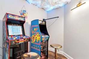 Spend hours of fun in the game room