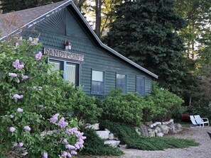 Amazing flowers and greenery surround the cottage