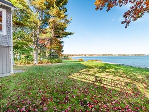 Large lawn area with ocean views