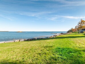 Large lawn area with ocean views