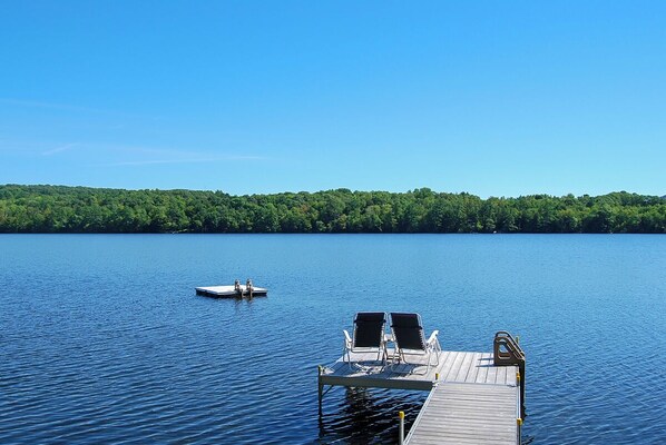 Spectacular pond views from Our Song
