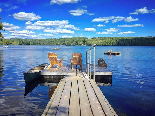 Easy Lane dock overlooking Lermond Pond