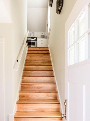 Stairs up to the Guest Suite