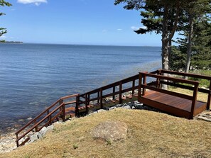 Stairs to access the water added for the 2021 season