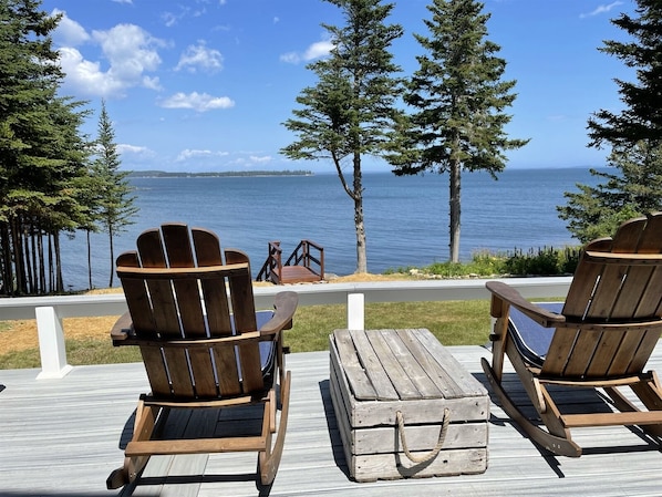 View from the deck overlooking Little Island