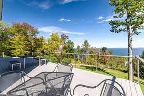 Stunning views seen from deck