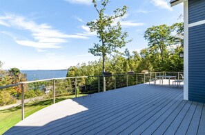 Stunning views seen from deck