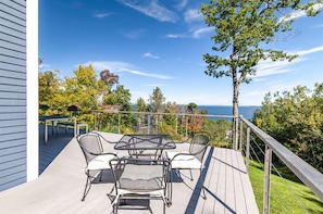 Stunning views seen from deck