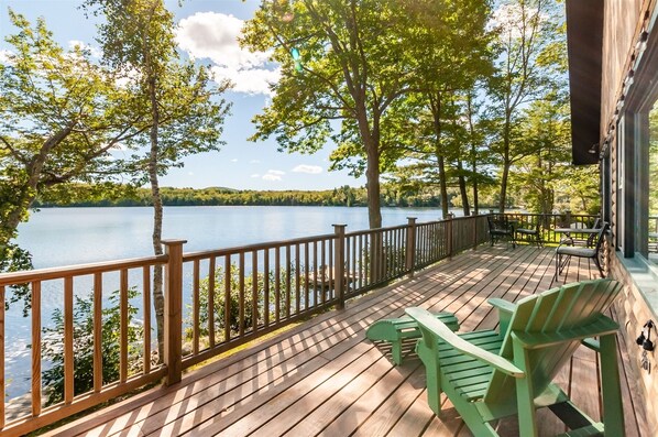 View of Lermond Pond from the deck