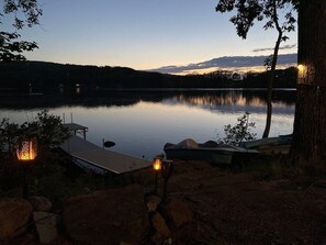 View of Seven Tree Pond at Dusk
