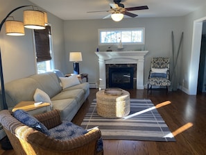 Living Room with Gas Fireplace