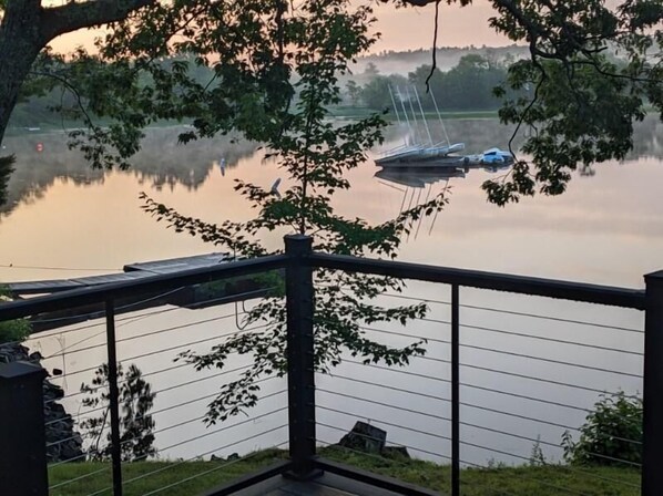 Lake view from the deck