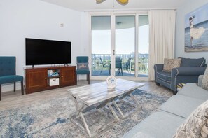 The Palms of Destin 2806 - Living Area with Balcony