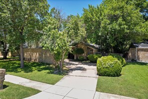 Entrance Driveway to Garland home