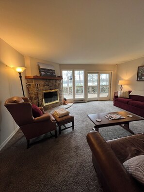 Each room has a view of the lake