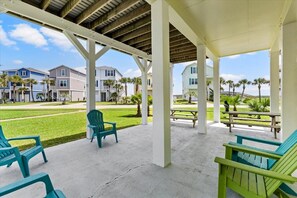 Relax after a day at the beach with family and friends. 