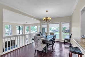 Architecture, Building, Dining Room, Dining Table, Furniture