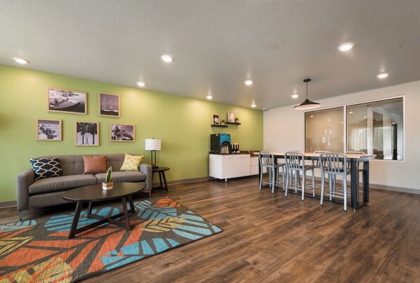 Lobby sitting area