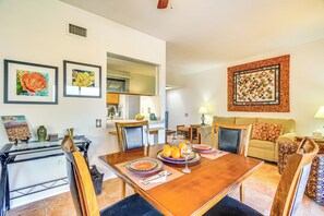 Living Room | Central A/C | Free WiFi