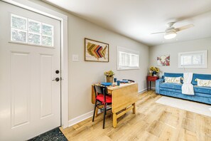 Studio | Living Area | 1st Floor | Queen Sleeper Sofa | Smart TV