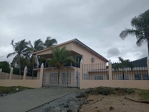 A view of the house from the beach
