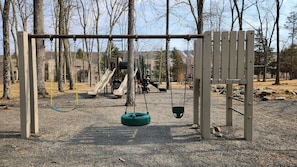 Playground behind the home