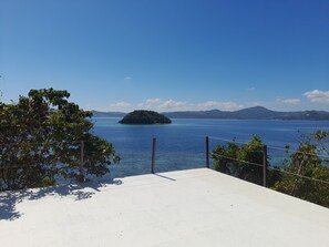 Blick von der Unterkunft