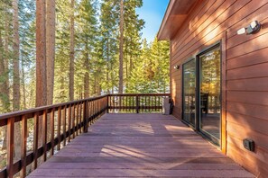 Large deck.