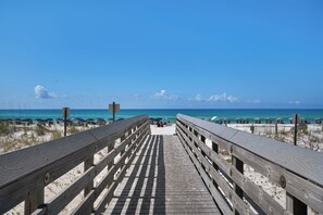 Boardwalk to beach