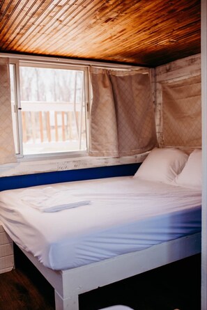 Queen sized bed