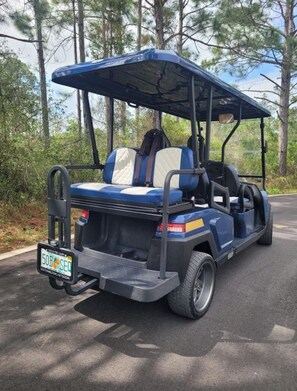 6-seater available, with fold down rear cargo!
-Color may vary