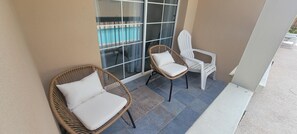 Architecture, Balcony, Building, Floor, Chair