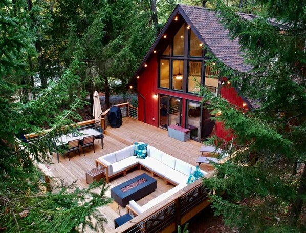 Exterior with view of the deck