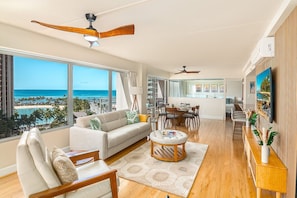 First unit living room