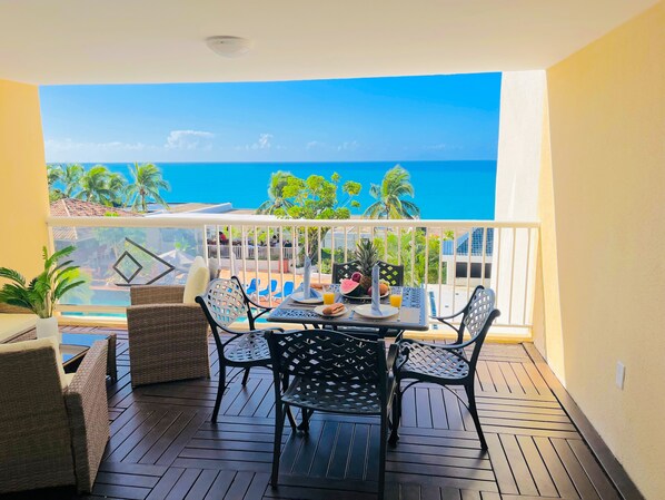 Dining area with Amazing Sea View